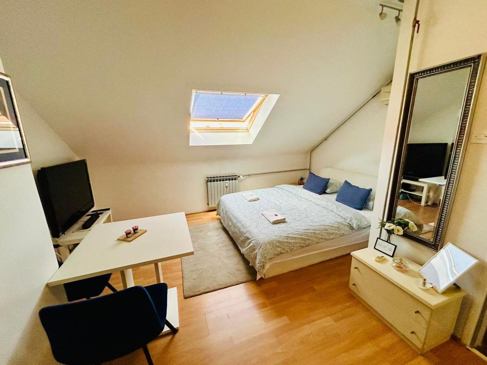 Mia Airport Studio Apartment - 0-24H Self Check In&Out - Parking On Site Велика-Горица Экстерьер фото